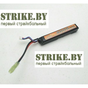 АКБ VB 7.4V LiPO 2000mAh H15C 19.8*21*126 ( в приклад РПК, AUG, M16, Thompson, P90 )